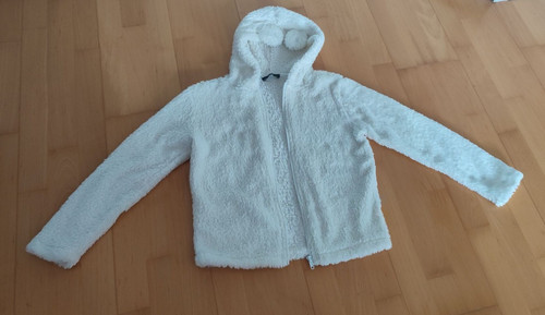 Jacke plüsch kapuze - jacke,, plüsch,