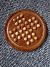 Solitaire Brettspiel Naturholz