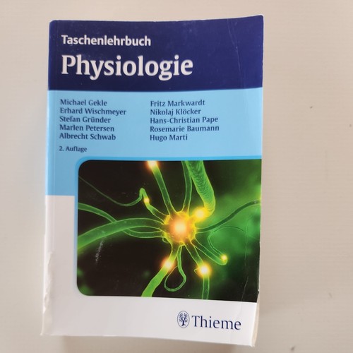 Taschenlehrbuch physiologie - taschenlehrbuch,