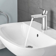 Grohe Bau Keramik Waschbecken Waschtisch Breite 55cm 60cm oder 65cm weiß Auswahl