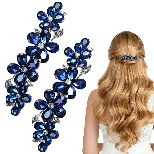 Blaue haarspangen damen - blaue,