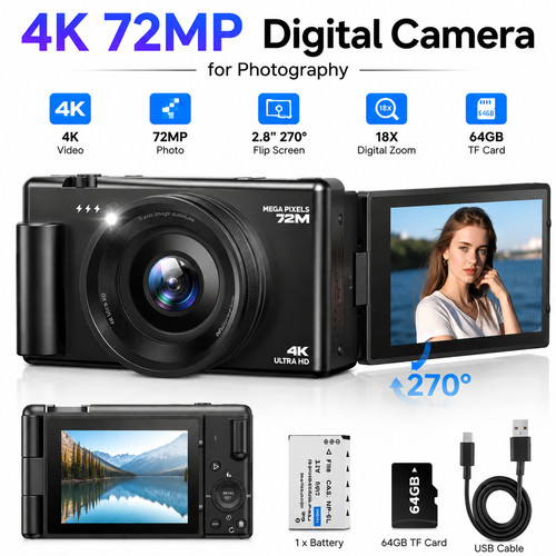 72mp autofokus - 4k,