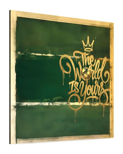 Leinwand bild pop art gold - pop,