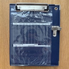 Pooley's CB-3 Control Board Kneeboard Kniebrett Privatpilot mit Stifthalterung