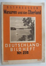 ~1940 Deutschland Bild Heft Nr. 235 MASUREN u.d. Oberland OSTPREUSSEN (Polen)