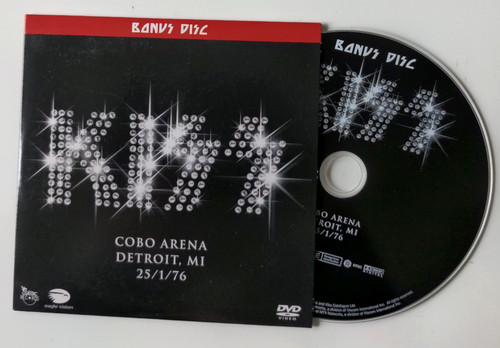 Dvd kiss live 1976 detroit - kiss, in