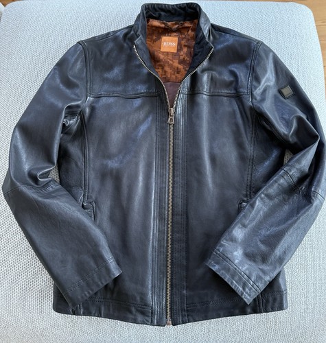 Boss lederblouson aus - boss,
