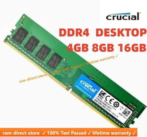 Crucial ddr4 4gb - crucial, 16gb