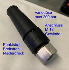 Variodüse für Kärcher HD 650 SXL    Breitstrahl - Punktstrahl-Niederdruck Chemie