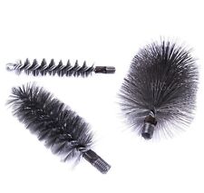 Ofenrohrbürste Heizkesselbürste Kaminbesen Stahldraht Gewinde M12 25mm - 120mm