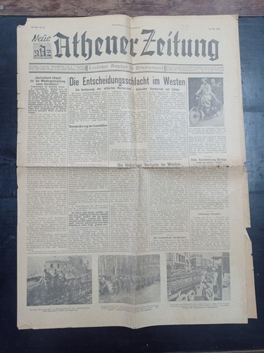 Original wwii deutsche zeitung - original,
