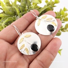 Sterling Silber Schwarz Onyx