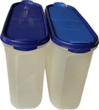 Tupperware 2 Super Eidgenossen Größe 3 Trockenvorrat Müsli Cornflakes Blau