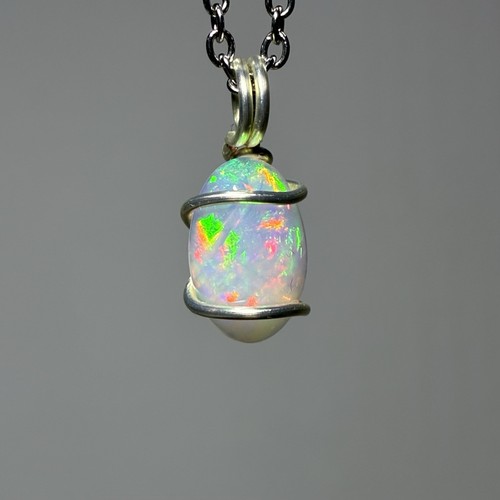 Halskette mit welo opal - mit,