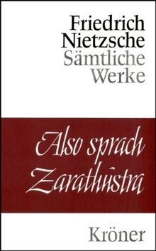 Also sprach zarathustra - sprach, ein