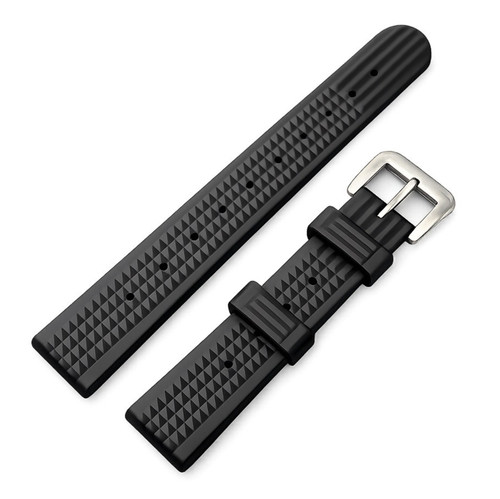 20mm waffle uhrenarmband fkm - waffle,