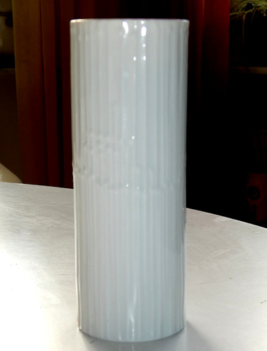 Rosenthal vase weiß tauperle - vase,