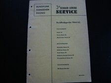 Original Service Manual Schaltplan Schaub Lorenz Goldy 50 Baalaika Stereo 50....