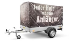 Anhänger 750 kg- mit Plane zu vermieten 25€ pro Tag