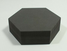 Hexagon Sechseck Holzscheibe