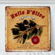 Blechschild Metallschild Huile