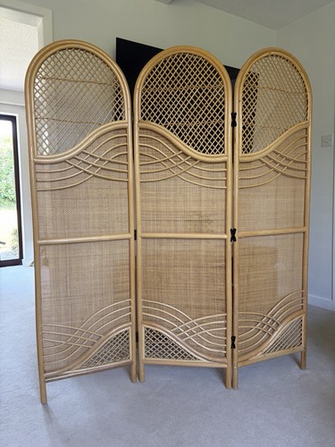 Vintage bambus raumteiler boho - vintage,