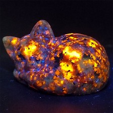 Natural Yooperlite Cat Skull