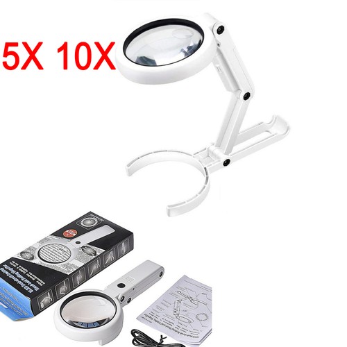 10x lupe mit led - lupe, 8