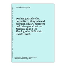 Das heilige Meßopfer