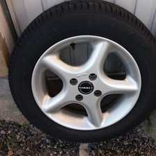 Neuwertige 185/60/R14 Reifen auf BORBET ALU-Felgen KBA 43198