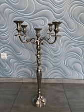 Standkerzenständer 5 armig Verchromt mit 5 Kerzen ca. 79 cm hoch