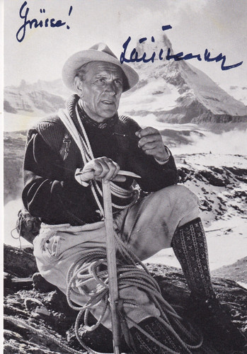 Autogramm luis trenker - autogramm,