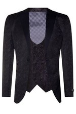 Herren Schwarz Smoking Blazer