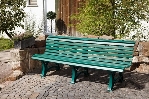 Bank sitzer aus kunststoff - 4,