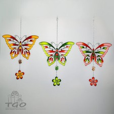 Formano Fensterdeko Hängedeko Schmetterling Tiffany- Art 27cm-680433