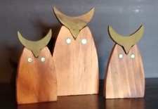 3er Set Eule Eulenfamilie