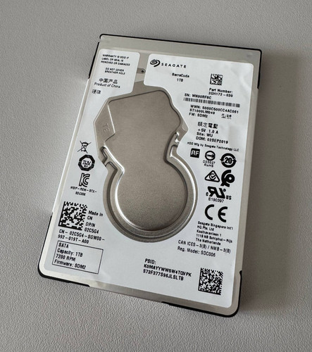 Seagate barracuda 1tb - 1tb, 2,5"