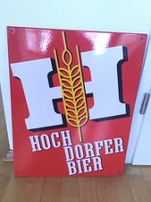 == Emailschild = Hochdorfer Bier = Hochdorf / Luzern = um 1960 = topp Zustand ==