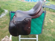 prestige springsattel braun Michel Robert 17.5 Zoll 32 Kammer