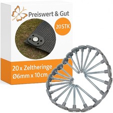 20x Heringe Erdnägel Set 10cm