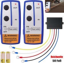 12V Fernbedienung Winde Funkfernbedienung Elektrische Steuerung Seilwinde Funk
