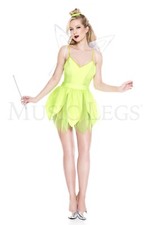 Music Legs Magische Fairy Damen Kostüm Pixie Halloween Flügel Tinkerbell 70950
