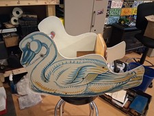 Vintage Antique Swan Baby