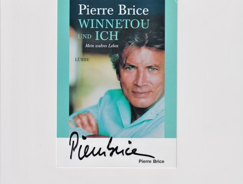 Pierre brice autogramm - pierre, †