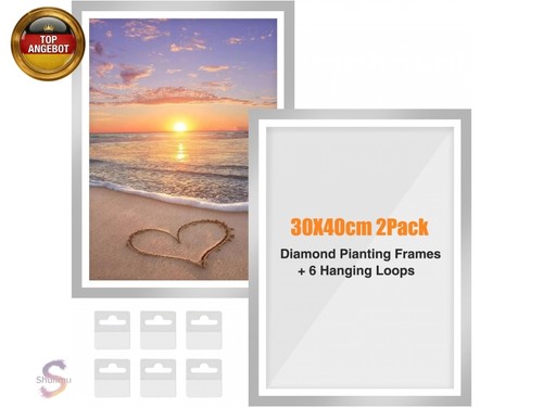 2er set diamant painting - set,
