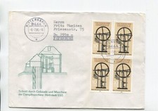 DDR Brief MeF Mi 2957 Rittersgrün 9.7.85 Dampfmaschine Hettstedt nach Papenburg