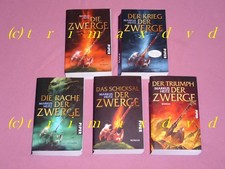 Die Zwerge Saga 1-5 Markus Heitz _ Zwerge Reihe 1 2 3 4 5 _ Guter Zustand