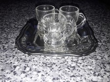 3 Schnapsgläser mit Henkel