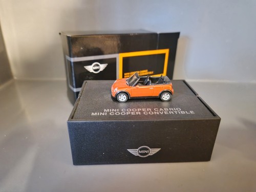 Mini cabrio orangemet 87 - cabrio, 1:87