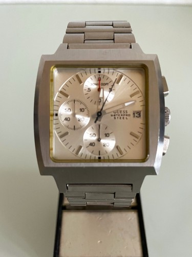 Guess chrono 12007g1 silber - guess,